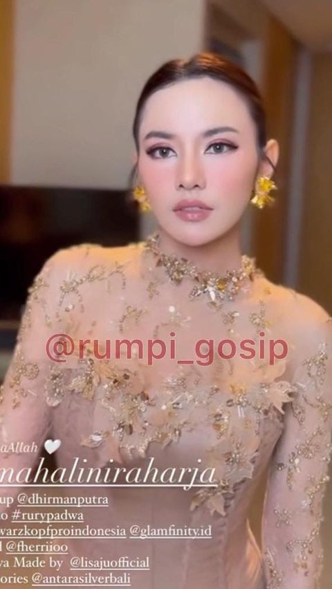 Potret Cantik & Manglingi Mahalini Jadi Bridesmaid di Akad Nikah Aaliyah Massaid dan Thariq Halilintar