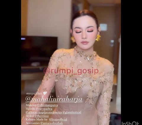 Potret Cantik & Manglingi Mahalini Jadi Bridesmaid di Akad Nikah Aaliyah Massaid dan Thariq Halilintar