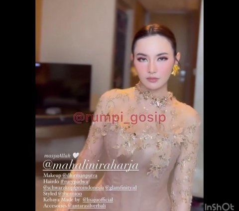 Potret Cantik & Manglingi Mahalini Jadi Bridesmaid di Akad Nikah Aaliyah Massaid dan Thariq Halilintar