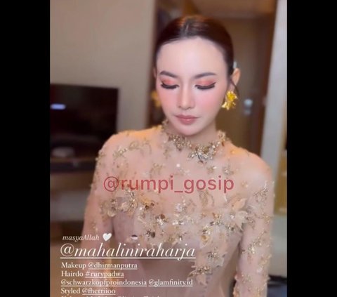 Potret Cantik & Manglingi Mahalini Jadi Bridesmaid di Akad Nikah Aaliyah Massaid dan Thariq Halilintar