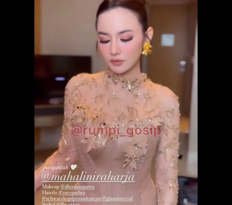 Potret Cantik & Manglingi Mahalini Jadi Bridesmaid di Akad Nikah Aaliyah Massaid dan Thariq Halilintar