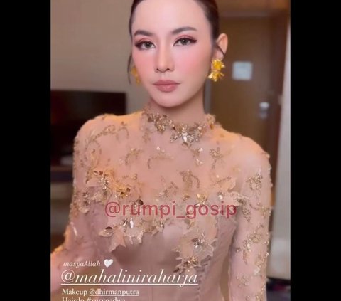 Potret Cantik & Manglingi Mahalini Jadi Bridesmaid di Akad Nikah Aaliyah Massaid dan Thariq Halilintar