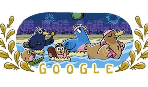 Makna Google Doodle Olimpiade Paris 2024