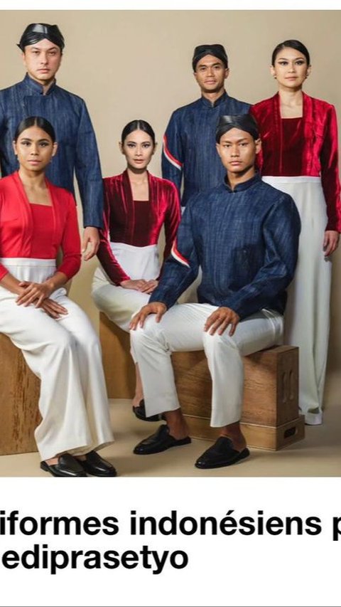 Awesome! Grande Designed Beskap and Kebaya for the Indonesian Contingent's Parade at the Paris Olympics