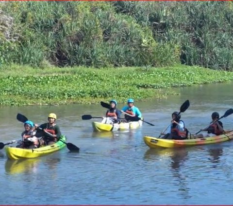 Serunya Naik Kano Menyusuri Laguna Pengklik Sanden di Bantul, Pilihan Destinasi Libur Akhir Pekan