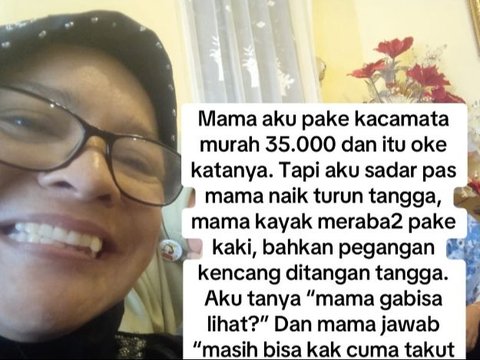 Wanita Ini Rela Berbohong agar Ibunya Mau Ganti Kacamata, Cerita di Baliknya Bikin Haru