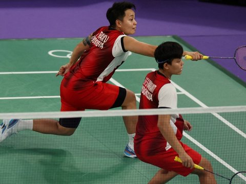 FOTO: Momen Apriyani Rahayu/Siti Fadia Silva Ramadhanti Terima Kekalahan dari Jepang, Nasibnya Kini Kian Terjepit di Olimpiade 2024