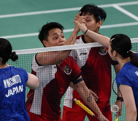 FOTO: Momen Apriyani Rahayu/Siti Fadia Silva Ramadhanti Terima Kekalahan dari Jepang, Nasibnya Kini Kian Terjepit di Olimpiade 2024