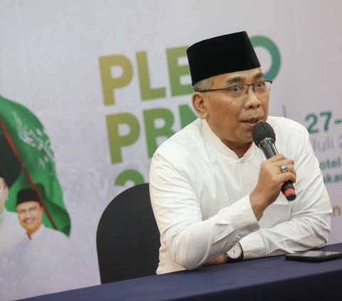 FOTO: Ekspresi Ketum PBNU Angkat Bicara Soal Kemungkinan Pengambilalihan PKB