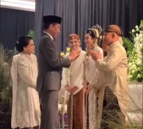 Kehadiran Presiden Jokowi dan Ibu Iriana di Akad Nikah Thariq-Aaliyah, Selfie Bareng Aurel Hermansyah