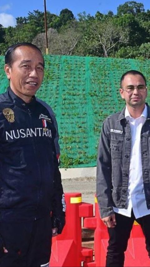 10 Potret Raffi Ahmad Ikut Resmikan Jembatan Bersama Jokowi di Kaltim, Sempat Motoran Menyusuri IKN