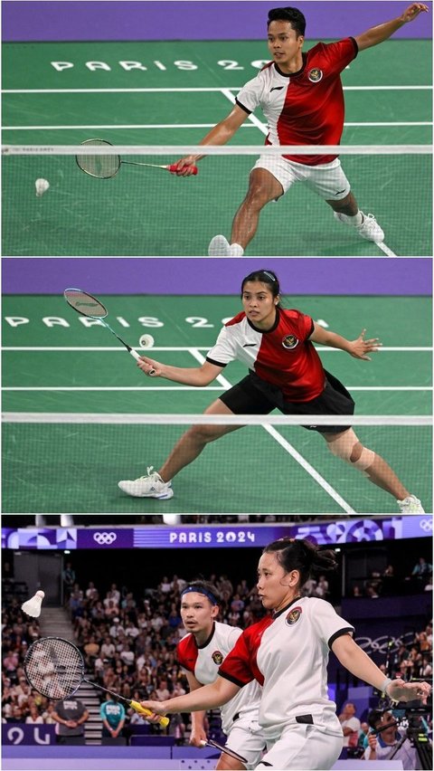 FOTO: Momen Ginting dan Gregoria Menang, Rinov/Pitha Kalah di Fase Grup Bulu Tangkis Olimpiade Paris 2024