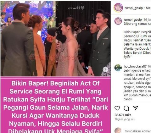 10 Adorable Photos of Syifa Hadju `Being Comforted` by El Rumi, Friend: Just Shredded Chicken for Cipa