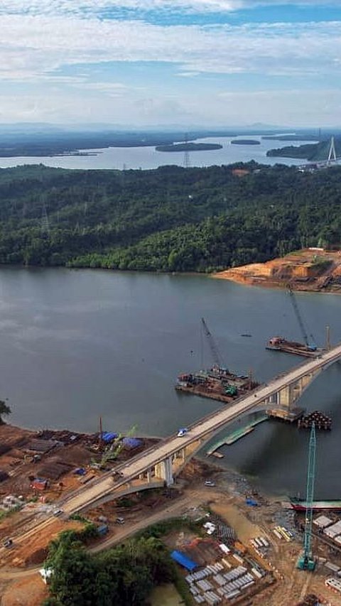 Hutama Karya Beberkan Teknologi Canggih Pembangunan Jembatan Pulau Balang yang Diresmikan Jokowi