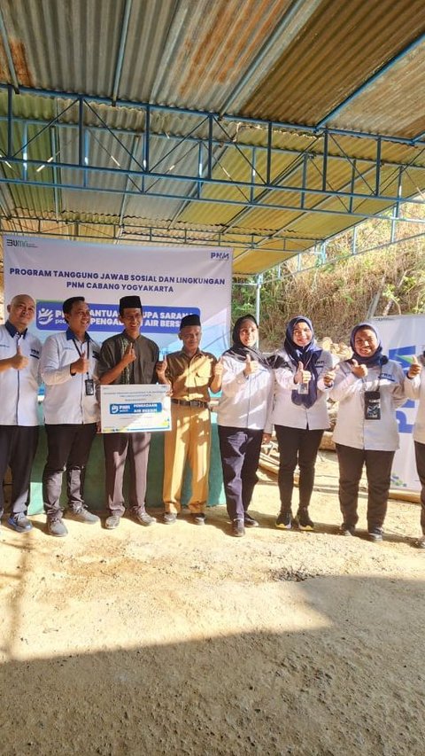 PNM Peduli Salurkan Bantuan Sarana Air Bersih di Dusun Ngreco Bantul