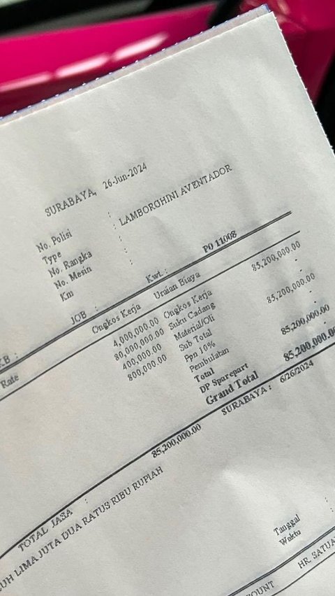 Netizen Syok Lihat Biaya Ganti dan Pasang Kampas Rem Lamborghini Aventador: Setara BPJS JHT 25 Tahun Kerja