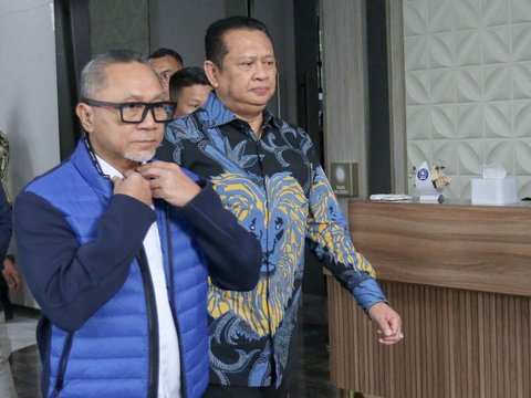 FOTO: Silaturahmi Kebangsaan Ketua MPR RI Bambang Soesatyo dengan Ketua Umum PAN Zulkifli Hasan di Markas PAN