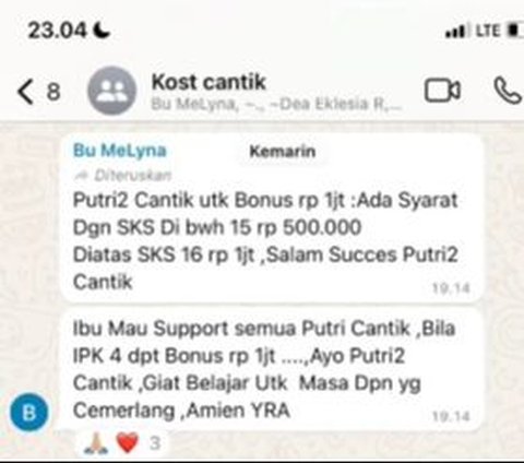 Dapat Hadiah Rp1 Juta Jika Raih IPK 4, Cara Ibu Kos Semangati Mahasiswa untuk Kuliah Ini Banjir Pujian