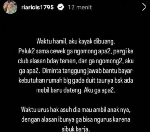 Ria Ricis Mocks Ex-Husband's Love for Nightclubs, Teuku Ryan: Try Swearing on the Quran