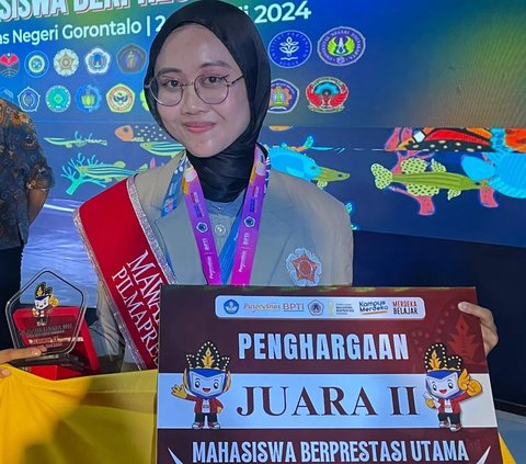 Profile of Najwa Nur Awalia, UGM Student Withdraws from Clash of Champions, Now Runner-Up in the National Pilmapres 2024