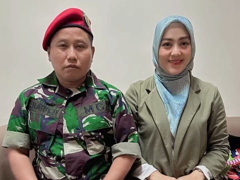 Gagah, Komedian Narji Pakai Baju Loreng dan Baret Merah Netizen Sebut Siap-Siap Karnaval 17 Agustusan