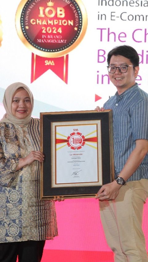 Produk Air Mineral Asli Indonesia Ini Sukses Menjuarai Indonesia Original Brand (IOB) Award 2024<br>