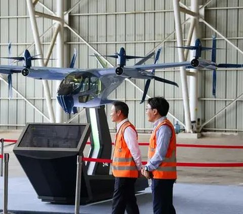 Portrait of Flying Taxis in IKN, Ready to Take You Around the Capital