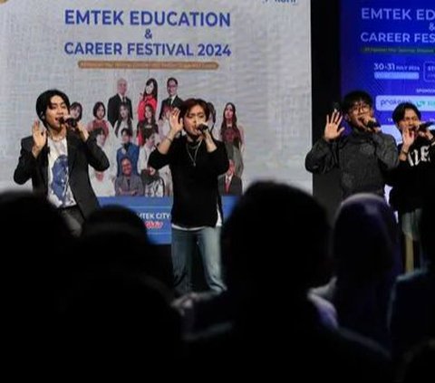 FOTO: Penampilan UN1TY Hibur Para Job Seeker di Emtek Education & Career Festival 2024