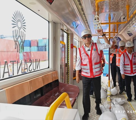 Appearance of the Trackless Train in IKN, Starting Operations on August 5, 2024