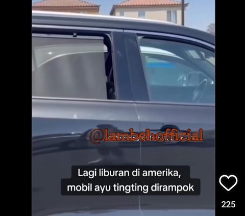 Potret Mobil Ayu Ting Ting Dirampok saat Liburan di Amerika, Barang Berharga Raib & Lapor Polisi