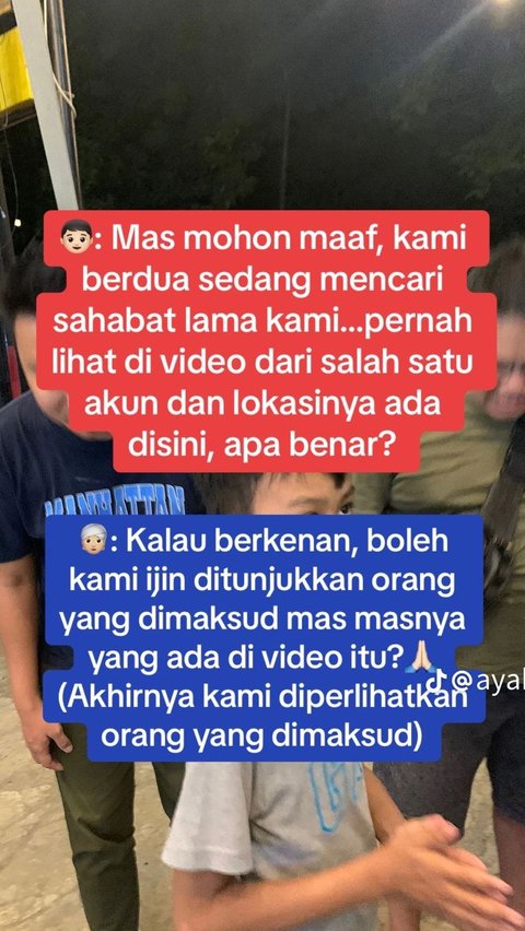 Awalnya dua orang datang ke masjid untuk mencari sahabat lamanya yang pernah mereka lihat dalam salah satu video makan gratis yang diunggah.