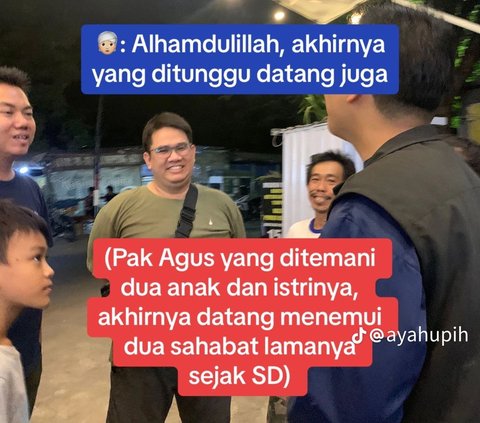 Pria Ini Bertemu Sahabat Lamanya Berkat Konten Makan Gratis di Masjid Pemuda Indonesia, Begini Kisahnya