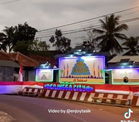 Semarak Warga Desa Sukarame Tasikmalaya Sambut HUT RI ke-79 Ini Viral, Begini Potret Umbul-Umbulnya