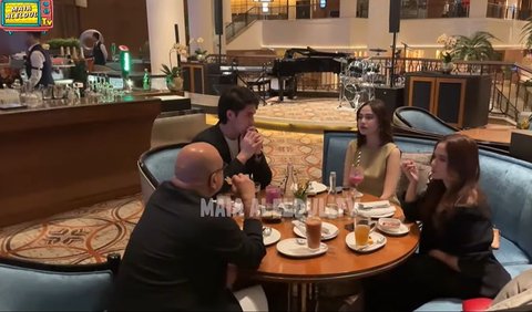 Syifa Hadju makan malam bersama  Maia dan Irwan Mussry