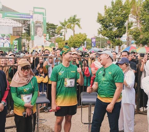 7 Photos of the Excitement of Raffi Ahmad Running a Marathon While Carrying Jajarans Around Southeast Sulawesi