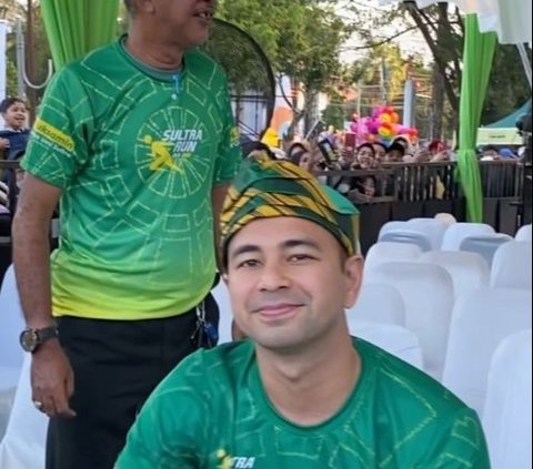 7 Photos of the Excitement of Raffi Ahmad Running a Marathon While Carrying Jajarans Around Southeast Sulawesi