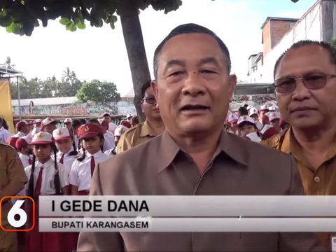 Bukan Program Pemerintah Pusat, Begini Antusiasme Siswa SD Dapat Makan Siang Gratis dari Pemkab Karangasem