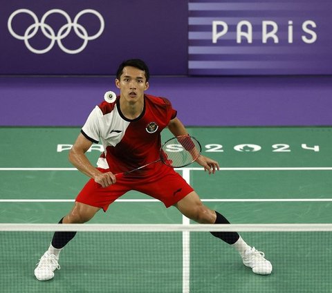 FOTO: Penyesalan Jonatan Christie Usai Tersingkir dari Olimpiade Paris 2024: Saya Mohon Maaf