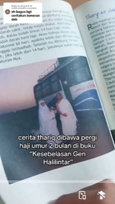 Akun TikTok @lindalindiiiii menampilkan isi buku berjudul Kesebelasan Gen Halilintar.