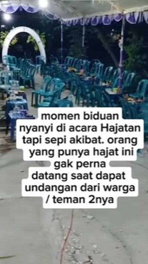 Penampakan Acara Nikahan Kosong Tak Ada Tamu Sama Sekali, Ternyata Penyebabnya Pemilik Hajat Tak Pernah Hadiri Undangan Orang