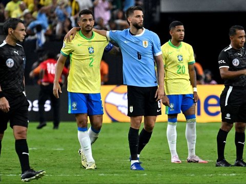 FOTO: Wajah-Wajah Lesu Timnas Brasil Tersingkir dari Copa America 2024 Usai Adu Penalti dengan Uruguay