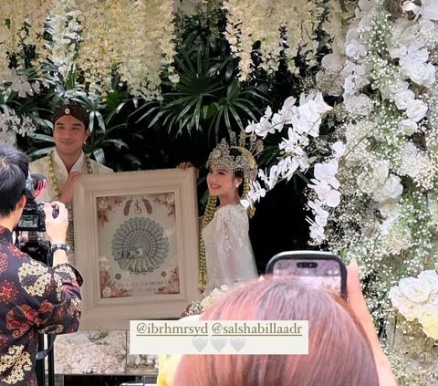 10 Portraits of Salshabilla Adriani-Ibrahim Risyad's Luxury Wedding on 1 Suro, Like a Princess & Prince