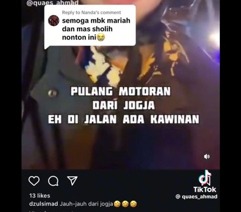 Pria Ini ‘Mampir’ ke Nikahan Orang Tak Dikenal saat Perjalanan Pulang, Videonya Viral Direspons Pengantin Pria