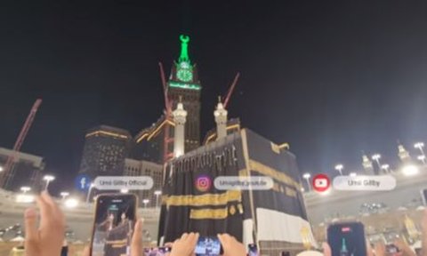 Dikawal Ketat, Begini Proses Penggantian Kiswah Ka’bah di Malam 1 Muharram