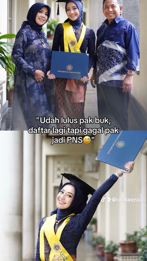 Menempuh pendidikan sambil berbisnis, akhirnya wanita ini pun lulus. Ia pun sudah beberapa kali mencoba mendaftar PNS seperti keinginan ayahnya, namun gagal.