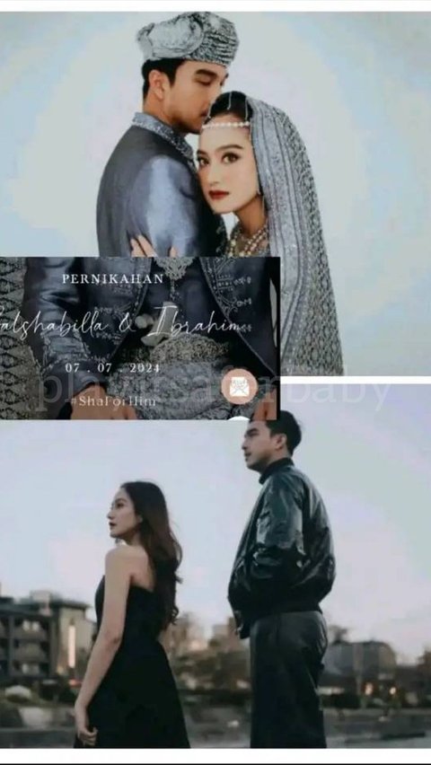 Hingga beberapa waktu lalu luas foto prewedding dan undangan Salshabilla dan Ibrahim.