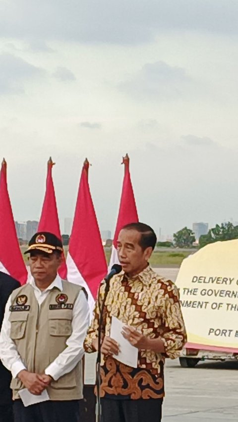 Jokowi Lepas Bantuan Kemanusiaan ke Papua Nugini dan Afghanistan