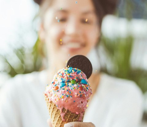 Homemade Chocolate Peanut Ice Cream, Practical, Healthy, and Delicious Snack