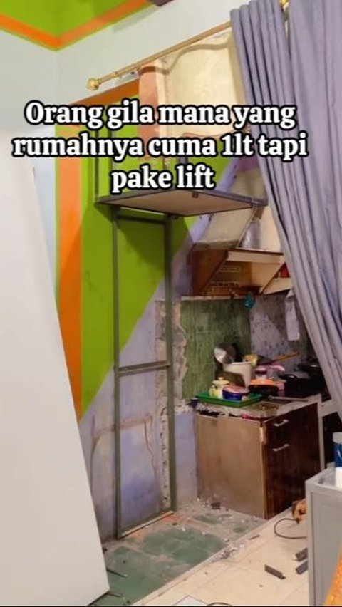 Viral! Simple One-Story House Has a Lift Like a Rich Person's Residence