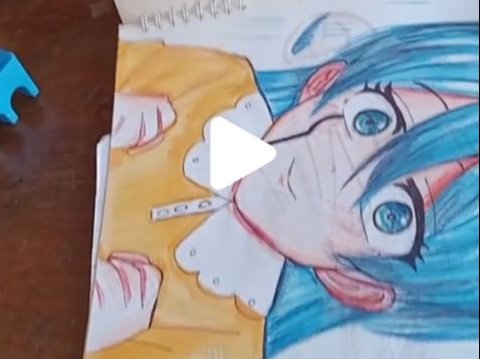 Like a Professional, This Elementary School Student is Great at Drawing Anime with Surprising Results